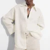 Cheap & Other Stories Chemise Oversize En Lin Blanc