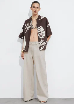 Shop & Other Stories Chemise Oversize En Lin