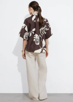 Shop & Other Stories Chemise Oversize En Lin