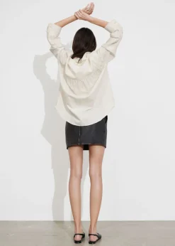 New & Other Stories Chemise Oversize Utilitaire Ivoire