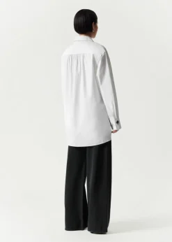 Store & Other Stories Chemise Plissée Blanc