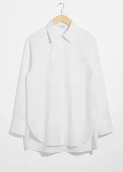 Store & Other Stories Chemise Plissée Blanc