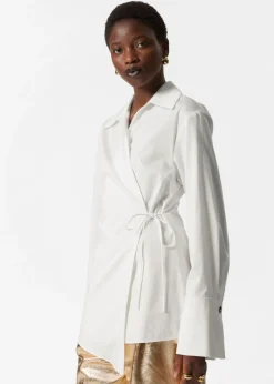 Online & Other Stories Chemise Portefeuille En Coton Blanc