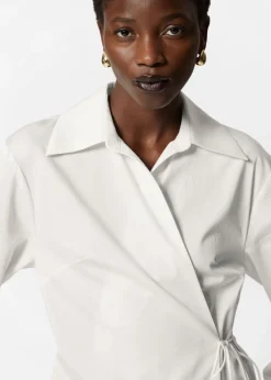 Online & Other Stories Chemise Portefeuille En Coton Blanc