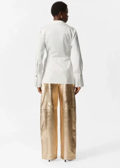 Online & Other Stories Chemise Portefeuille En Coton Blanc