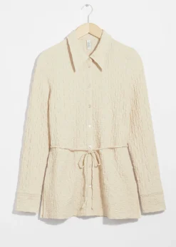 Store & Other Stories Chemise Texturée