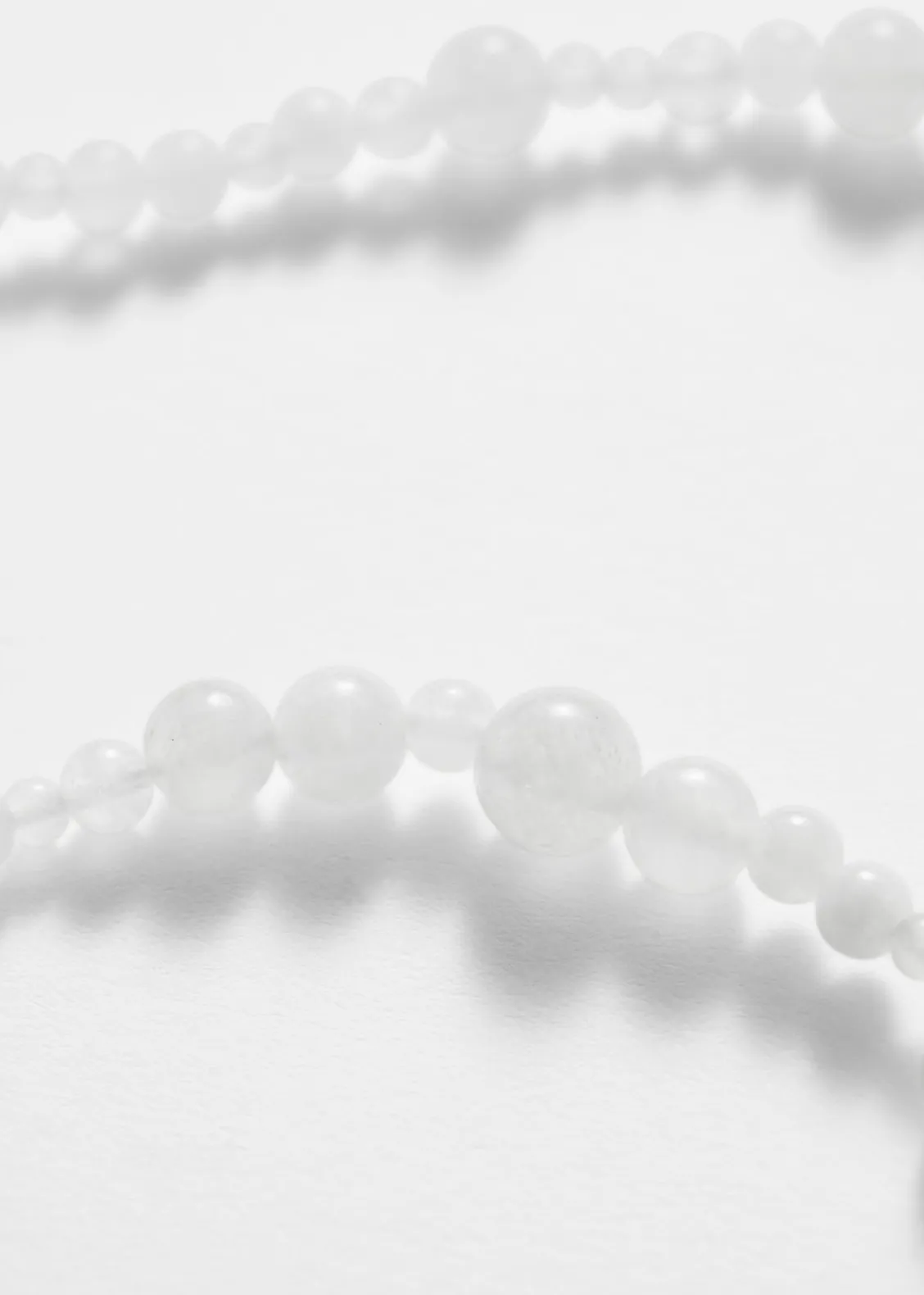 Cheap & Other Stories Collier à Pierres Semi-précieuses Blanc