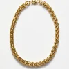 Cheap & Other Stories Collier Alliant Chaîne Et Cordelette Doré