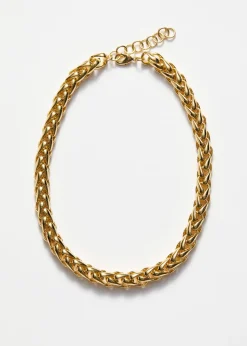 Cheap & Other Stories Collier Alliant Chaîne Et Cordelette Doré
