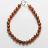 Sale & Other Stories Collier Court En Perles De Pierre Ambre