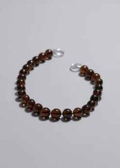 Sale & Other Stories Collier Court En Perles De Pierre Ambre