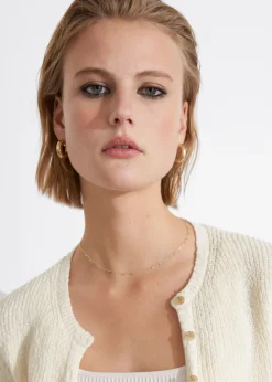 Shop & Other Stories Collier En Chaîne à Pendentifs Doré