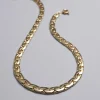 New & Other Stories Collier En Chaîne Façon Gourmette Doré