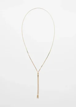 Hot & Other Stories Collier En Cristal Lasso Doré