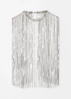 Hot & Other Stories Collier En Strass D’exception Argenté