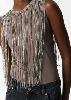 Hot & Other Stories Collier En Strass D’exception Argenté