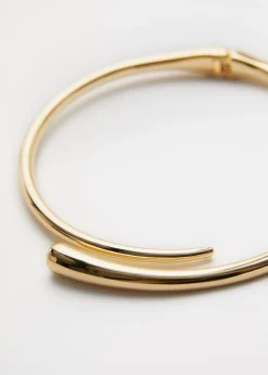 New & Other Stories Collier Ras Du Cou Sculptural Doré