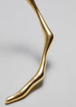 Outlet & Other Stories Collier Ras Du Cou Sculptural Doré