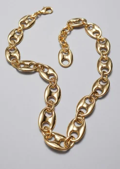 Sale & Other Stories Collier Sculptural En Chaîne Doré