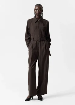Store & Other Stories Combinaison Habillée Marron foncé