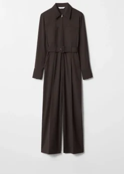 Store & Other Stories Combinaison Habillée Marron foncé