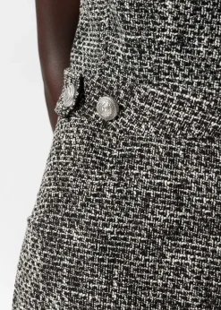 Fashion & Other Stories Combinaison Large Sans Manches En Tweed Tweed noir