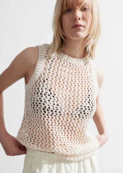 Online & Other Stories Débardeur En Crochet Blanc