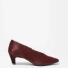 Discount & Other Stories Escarpins En Cuir Bordeaux