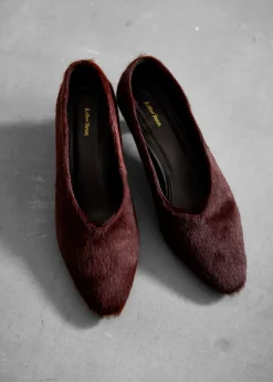 Discount & Other Stories Escarpins En Cuir Bordeaux