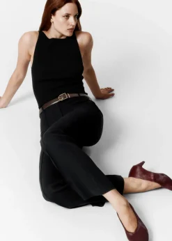 Discount & Other Stories Escarpins En Cuir Bordeaux