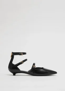 Sale & Other Stories Escarpins En Cuir à Bouts Pointus Noir