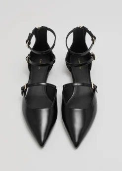Sale & Other Stories Escarpins En Cuir à Bouts Pointus Noir