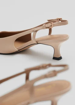 Flash Sale & Other Stories Escarpins En Cuir à Bride Arrière