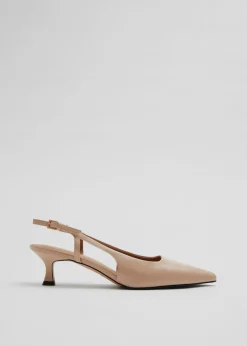 Flash Sale & Other Stories Escarpins En Cuir à Bride Arrière