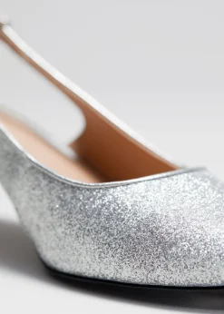 Store & Other Stories Escarpins En Cuir à Talons épais Et Brides Arrière