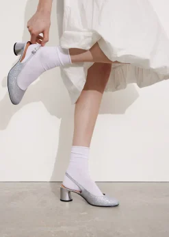 Store & Other Stories Escarpins En Cuir à Talons épais Et Brides Arrière
