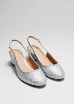 Store & Other Stories Escarpins En Cuir à Talons épais Et Brides Arrière