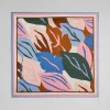 Clearance & Other Stories Foulard à Imprimé Feuilles Rose