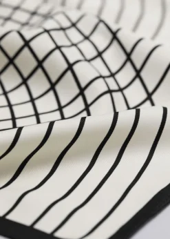 Best Sale & Other Stories Foulard Carré à Imprimé Graphique Blanc