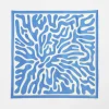 Fashion & Other Stories Foulard Carré Imprimé Bleu
