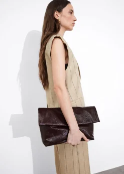 Hot & Other Stories Gilet Blazer En Lin Mélangé Fines rayures beiges