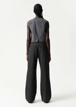 Fashion & Other Stories Gilet Habillé En Laine Gris