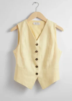 Best & Other Stories Gilet Habillé En Lin