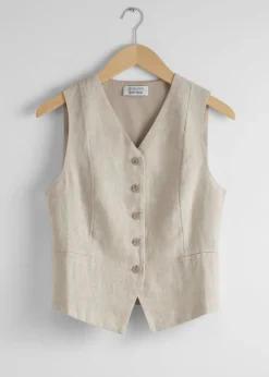 Best & Other Stories Gilet Habillé En Lin