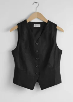 Best & Other Stories Gilet Habillé En Lin