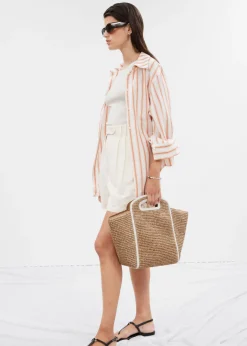 Outlet & Other Stories Grand Cabas En Paille Beige