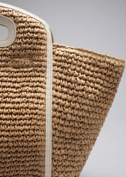 Outlet & Other Stories Grand Cabas En Paille Beige