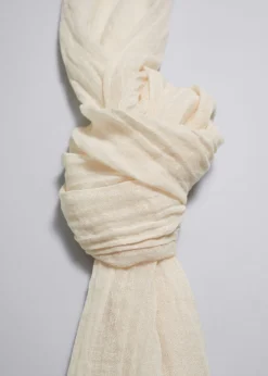 Flash Sale & Other Stories Grand Foulard En Lin Beige clair