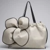 Fashion & Other Stories Grand Sac En Toile à Fleur Beige