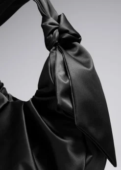 Sale & Other Stories Grand Sac Porté épaule En Satin Noir